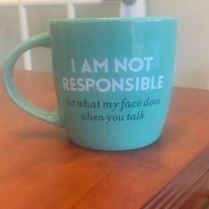 Chic Teal Mug with Playful Quote